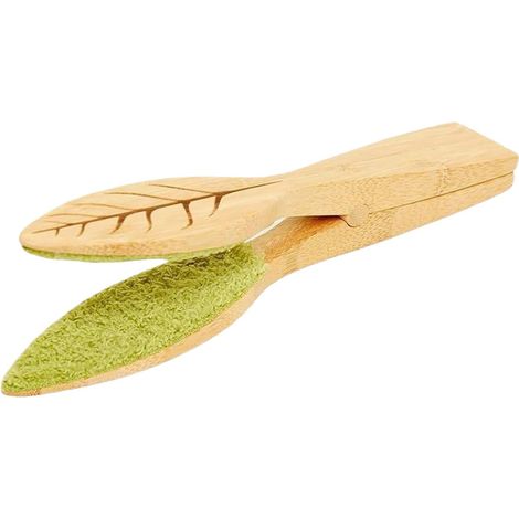 1 Pince à feuilles, forme feuille, bouts incurvés, base plate, nettoyage plantes intérieur extérieur (1/5)