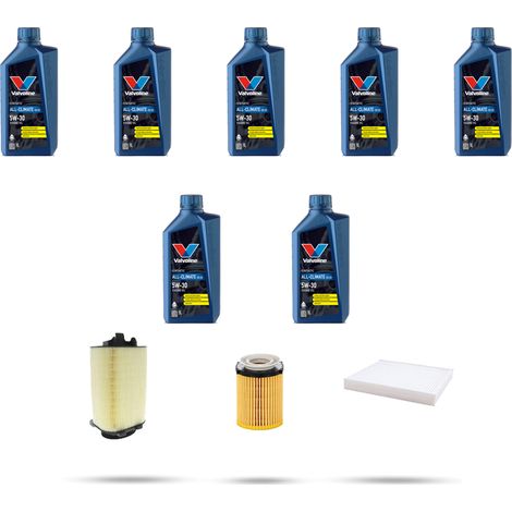 Kit tagliando 3 FILTRI e 7L OLIO compatibile con Infiniti Q50 2.0 Turbo 155kw dal 2014 (1/5)