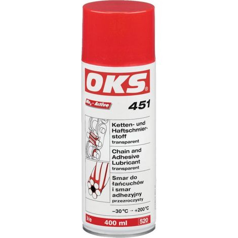Spray lubrificante adesivo catena 400ml OKS 451 (confezione da 12)
