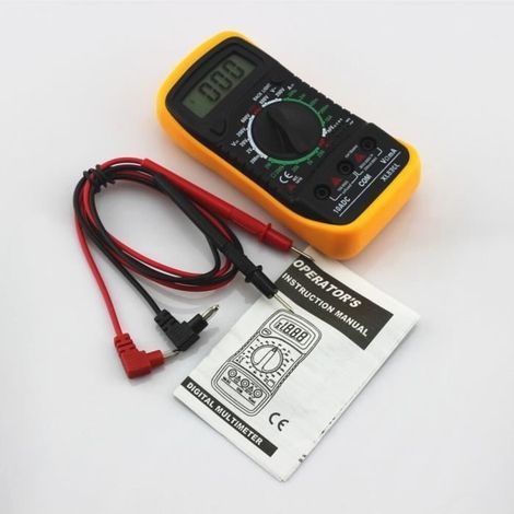 Voltmetro digitale XL-830L, amperometro, ohmmetro, multimetro, tester di tensione AC/DC. (1/2)