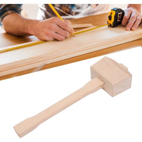Zimmermannshammer aus Buchenholz, 320 x 100 mm – Leicht, robust, abgewinkelte Schlagfläche – [Hammer], [Buche], [320 mm] – 256 g (1/5)