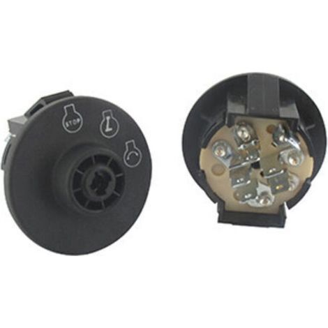 Contacteur à clé 3 positions, 6 broches, remplacement adaptable pour tondeuses Exmark Vantage et Toro Timecutter 2010 (1/2)