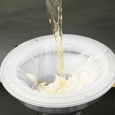 Feinfiltrationstrichter 300 Mesh 13 cm, Sieb mit Einsätzen zum Filtern von Saft, Öl und Wein, robustes Küchenaccessoire. (1/5)