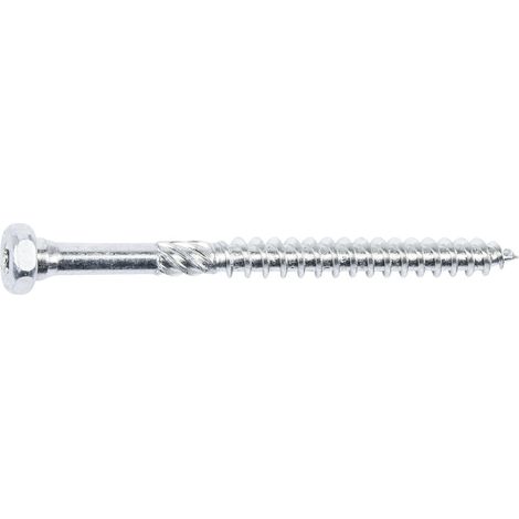 Schmid Schrauben Holzbauschrauben 8.0 x 100 mm TX 30 Dualkopf - 25 Stück Spanplattenschrauben & Holzbauschrauben