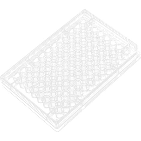 Plaque de Culture 96 Puits en Ps Couvercle, Fond Plat, Diamètre 7 Mm, pour Expériences en Laboratoire et Études de Transport (1/5)