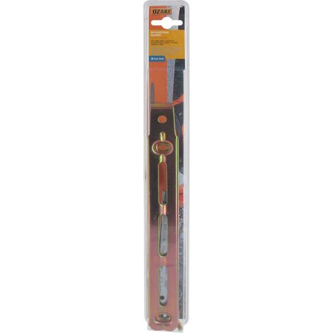 Kit D'affûtage Avec Jauge Et Curette De Guide + Porte Lime ø: 4mm. (sous Coque).