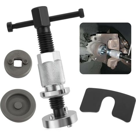 Ensemble de 5 outils de compression pour étriers de frein, en acier chromé pour remplacement des plaquettes de frein, accessoires pour voiture, SUV, camion (1/4)