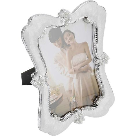 Cadre photo familial, style moderne et épuré avec support, pour photos 10x15cm, décoration pour salon ou chambre. (1/4)