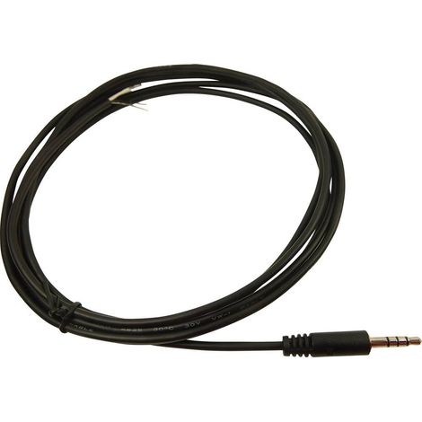 Câble de connexion jack Cliff FC68122C Jack mâle 3.5 mm - extrémité(s) ouverte(s) stéréo 2.00 m 1 pc (1/2)