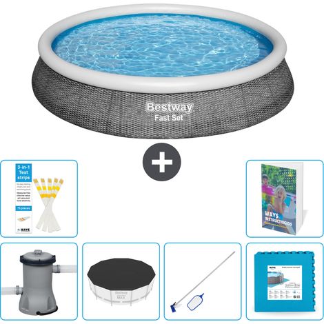 Bestway Fast Set Rund - 396x84 cm - 7-teilig  S191 (1/5)