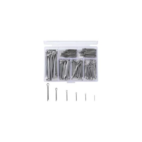 230 Pièces Goupilles Fendues en Acier Inoxydable M1 M2 M2.5 M3 M4 M5 Goupille de Retenue Assortiment Kit avec Boîte de Rangement (1/5)