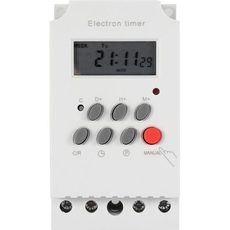 KG316T-II 30A Digitaler Timer, programmierbarer elektronischer Zeitschalter (220V AC)
