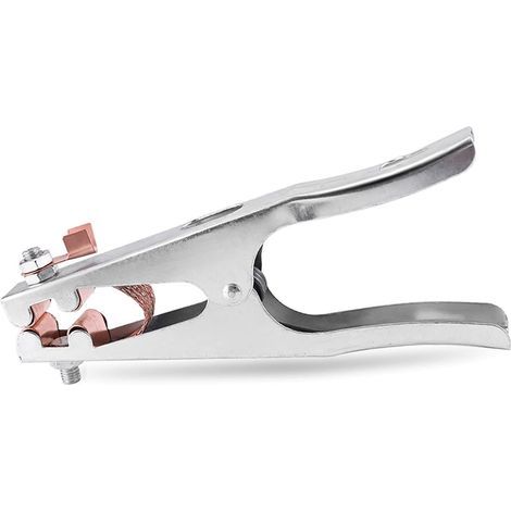 Pince de masse, pince soudure, 1 Pince de terre de soudage, Fait de fer + laiton, solide et durable, matériel de soudage professionnel, pour la plupart des machines à souder (500A) (1/5)