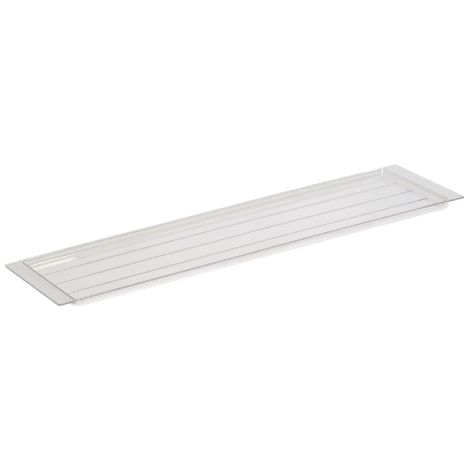 E'gouttoir a' vaisselle longueur totale 76 cm en plastique cristal e'gouttoir a' vaisselle de cuisine