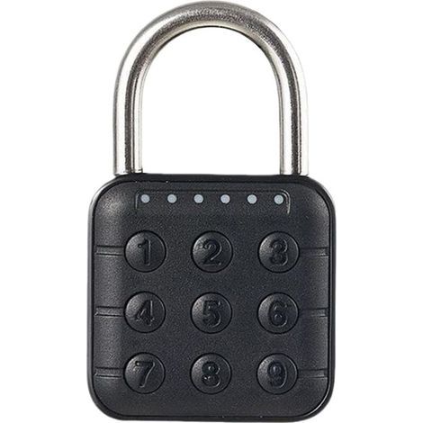 Cadenas à Combinaison De Boutons Réinitialisables pour L'extérieur avec Serrure Numérique, Cadenas Code De De Passe à 6 Chiffres pour Bagages, Bureaux, Casiers, Voitures Express (1/4)
