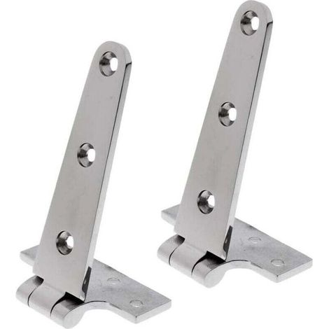 Lot de 2 charnières en T pour abri de yacht, abri de jardin, garage