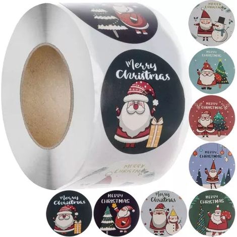 Weihnachtsaufkleber - rolle a 500 stuck ruhhy 22328