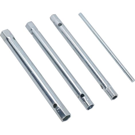 Lot de 4 clés à tarauds tubulaires métriques 8 - 13 mm