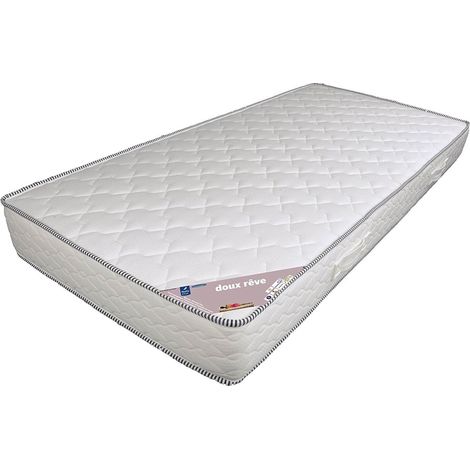 Matelas 180x200 x 18,5 cm - Très Soutien Ferme - Mousse 30 Kg/m3 HD Haute Résilience - (1/2)