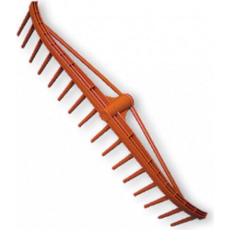 PVC Gartenrechen 16 Zinken