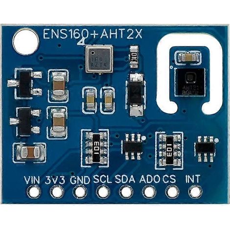 Capteur de qualité de l'air ENS160 + AHT21 - Module COO, ECOO, TVOC, température et humidité, compatible avec Arduino, Raspberry Pi et projets IoT. (1/5)