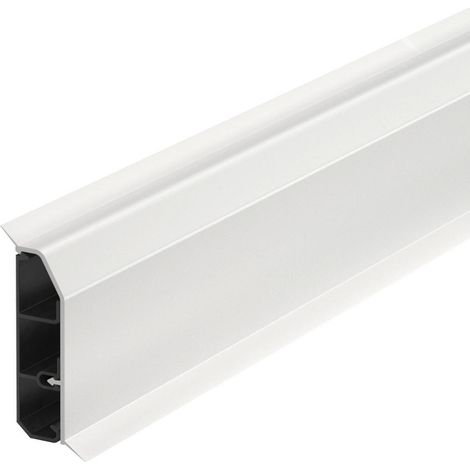 OBO Bettermann Canalina per zoccolino SL-L Set 20x70 Guarniz. 9010 Polivinilcloruro bianco puro RAL 9010, 6132215