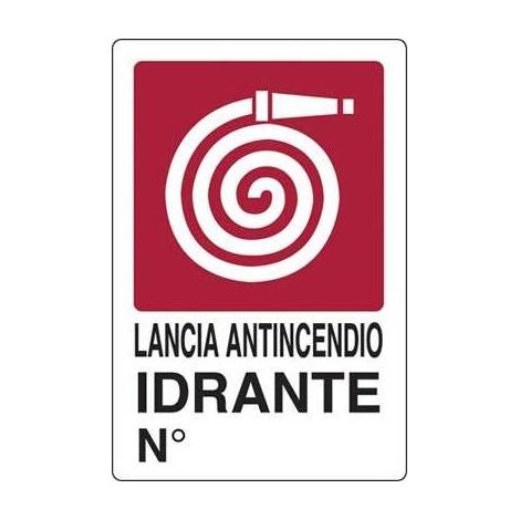 10,0 x TARGA SEGNALETICA IDRANTE