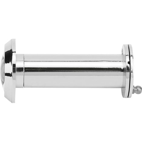 Judas de porte anti-effraction avec couvercle arrière, longueur étendue, 16 mm, ouverture de lumière 16-23 mm, épaisseur de porte 55-90 mm. (1/5)