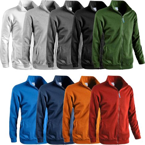 Sottozero Jump 50300 Arbeits-Sweatshirt mit durchgehendem Reißverschluss - M - Blaue Marine