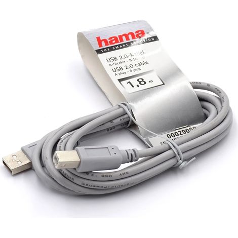 Cable USB A/B HAMA HA 29099 de 1,8 m