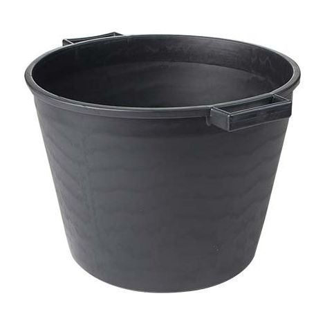 CASSA PORTA MACERIE ICS - FONDO TONDO PE NERO CM 40 H.CM 30 LITRI 25- 5 pezzi