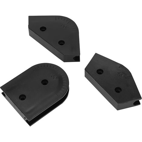 Kit de 3 moules à cintrer pour tubes rigides acryliques de 14 mm de diamètre extérieur, angles de 45°, 90° et 180°. (1/5)