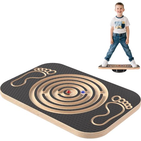 Tabla de equilibrio, superficie antideslizante, diseño atractivo, AMARILLO (1/2)