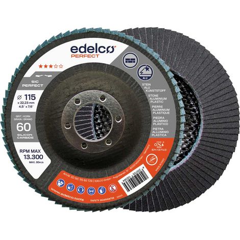EDELCO Mille-Feuille-Scheibe, Siliziumkarbid (SiC), 115/120 mm, gewölbter Boden