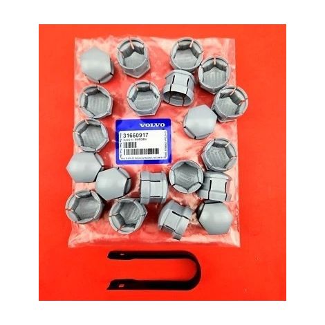 31660917 Écrous de boulons de pneus de voiture, coques en plastique pour moyeux de roue, protections antirouille et anti-poussière, caches pour écrous de moyeu de roue