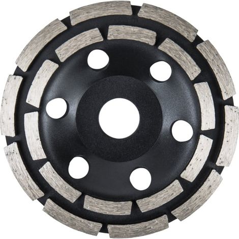 Meule diamantée double STIER diamètre 125 mm trou de 22,23 mm béton (1/3)