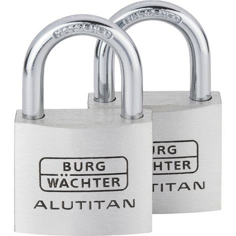 Burg Wächter 36161 Vorhängeschloss 40.00 mm gleichschließend Aluminium Schlüsselschloss (1/5)