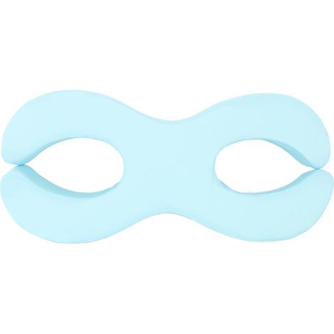 Oreiller de visage, oreiller pour dormir sur le côté, oreiller double C creux en mousse à mémoire de forme, housse amovible douce, bleu (1/5)