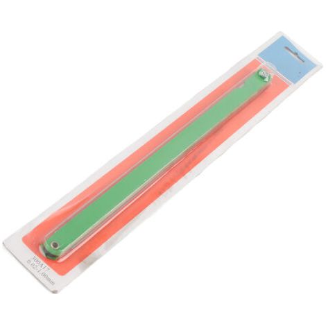 Vtizikl Jauge d'épaisseur d'écart de 300 mm, 17 lames métriques, outil de mesure en acier inoxydable d'épaisseur 0,02-1 mm, conception rotative et pliante, Pour la moteur, bougie, soupapes.