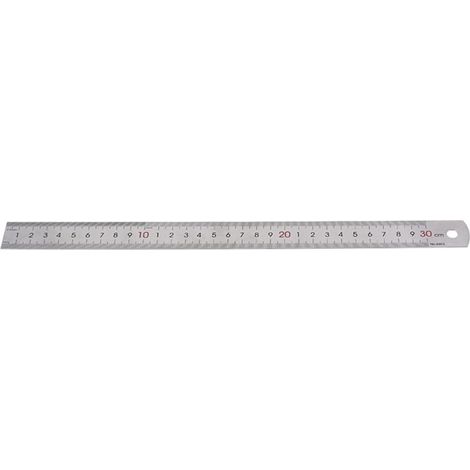 Règle de mesure précision double face MERRYHAPY en acier (1/5)