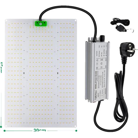 Lampe de culture LED, plein spectre, dimmable avec interrupteur UV, 120W, UE (1/2)