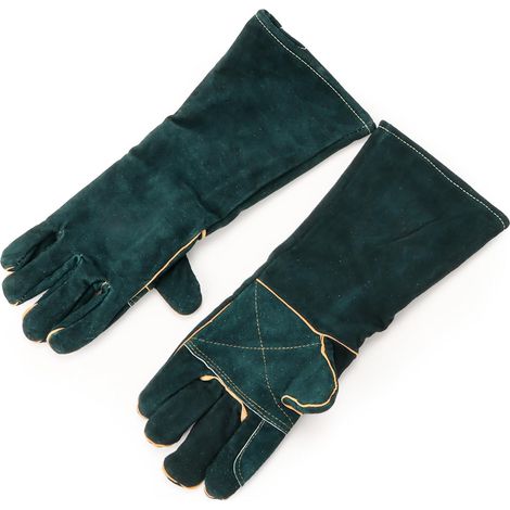 16" Bite Resistant Gloves, Cut Resistant Gloves, Protective Gloves, Bite Resistant Gloves for Welding, Maintenance, Animal Handling (1/5)