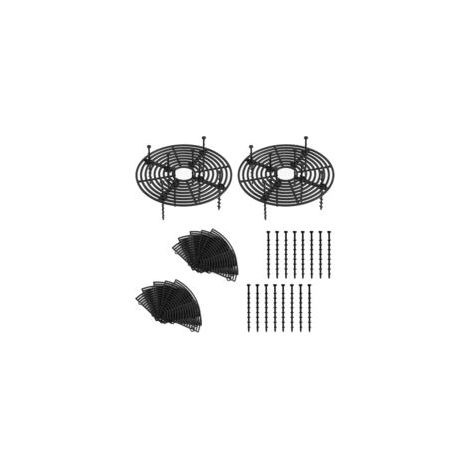 2 Pièces Grilles de Pots de Plantes, 30 cm Cache Pot de Fleurs en Grille, Plastique Grille Pot Fleur Découpable pour Protéger Les Plantes, Protection de Sol (1/5)