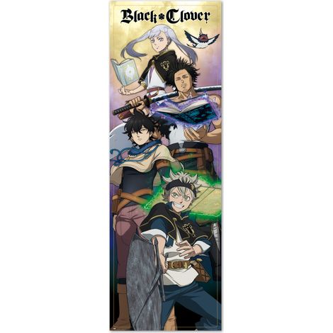 Poster Tür Schwarzklee