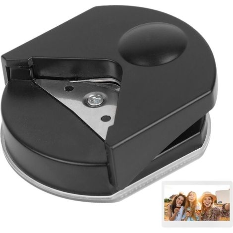 PVC + Acier Inoxydable Perforatrice Angle Arrondi, Coin Perforateur De Papier Coupe Papier Rond, Arrondisseur D'angle Coupe D'angle De Papier Dispositif D'arrondi Multi-Angle