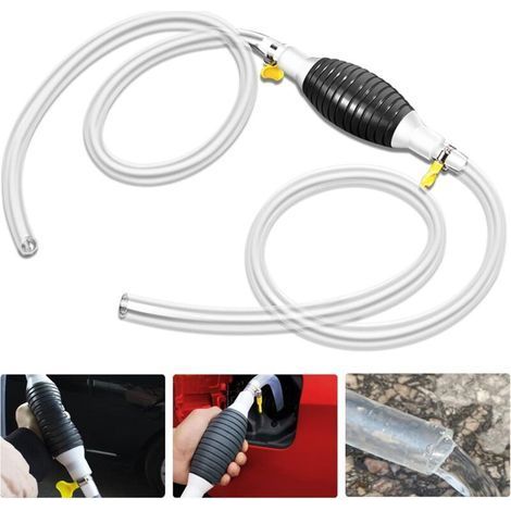 Pompe Manuelle Carburant Pompe à Main Essence Tuyau Gaz Carburant Pompe Pompe à Carburant Manuelle Poire d&39amorcage Carburant Pompe de refoulement de Carburant avec de Tuyau de Siphon 2M (1/5)