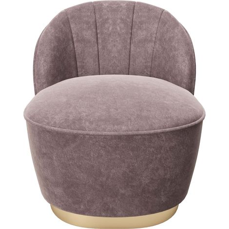 Salon de Chaise et Pied en Velours, Or (1/3)