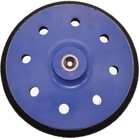 Plateau de ponçage 180mm, 8 trous, MOYEN, pour disque abrasif, Accessoire pour Ponceuse Excentrique (1/4)