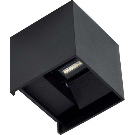 Applique LED LEK per esterno luce calda 3000K Nero Beneito Faure 3985
