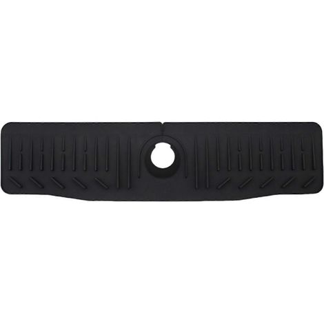 Plateau de rangement en silicone robuste, imperméable et facile à utiliser, sous l'évier, accessoire idéal pour l'organisation de la maison. (1/4)